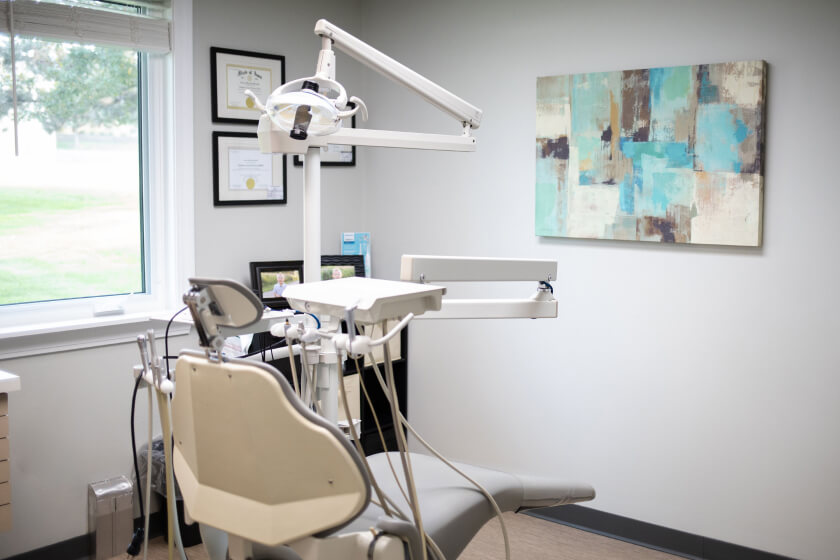 Our dental rooms at Grundy Center Family & Implant Dentistry